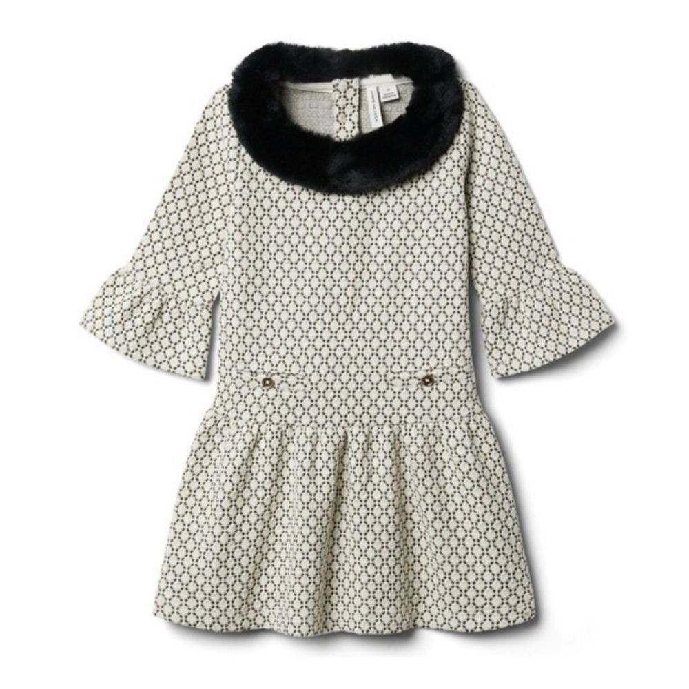Janie and Jack Black and White Kids Dress